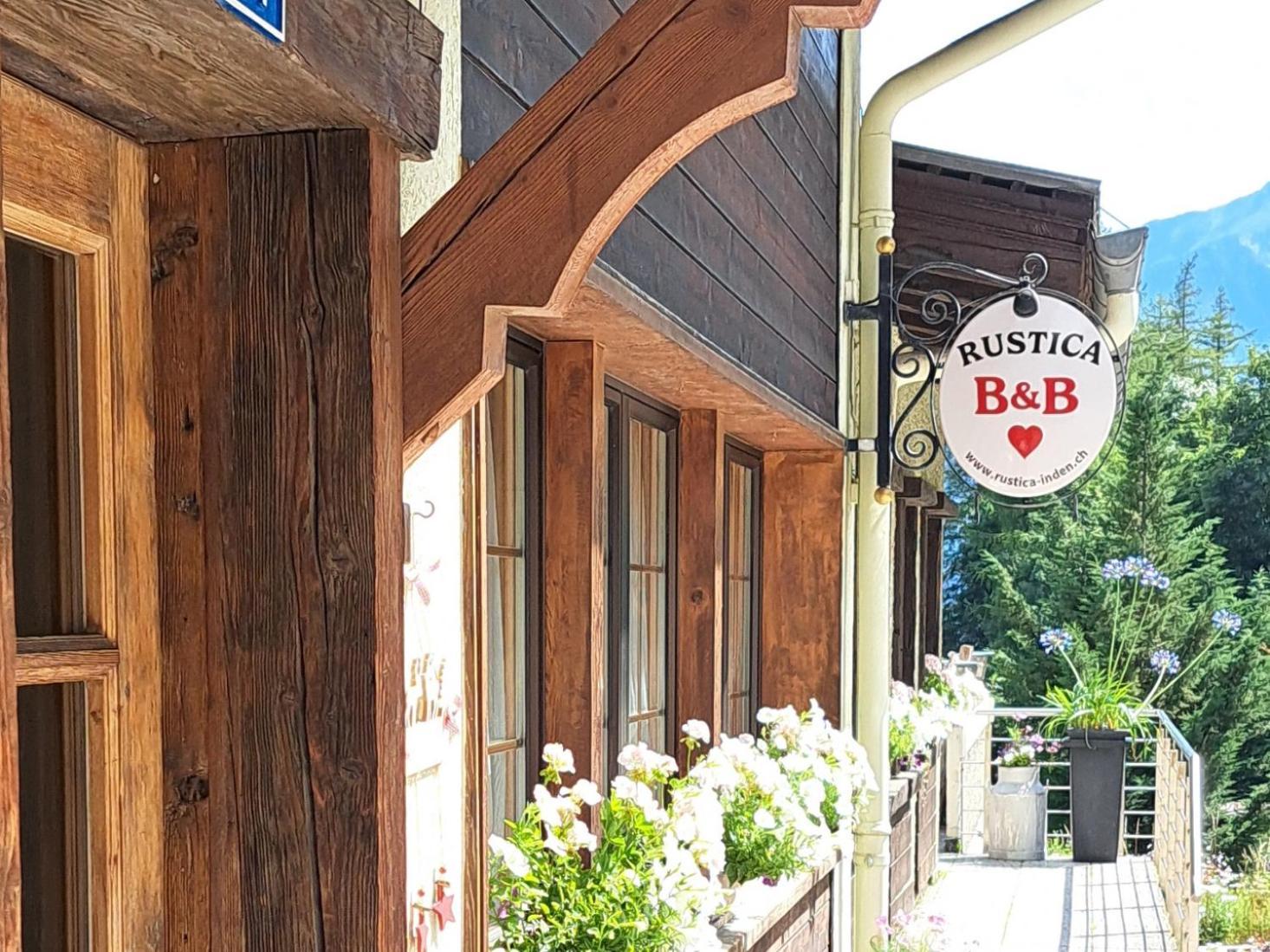 B&B Chalet Rustica Inden, Leukerbad Exterior photo