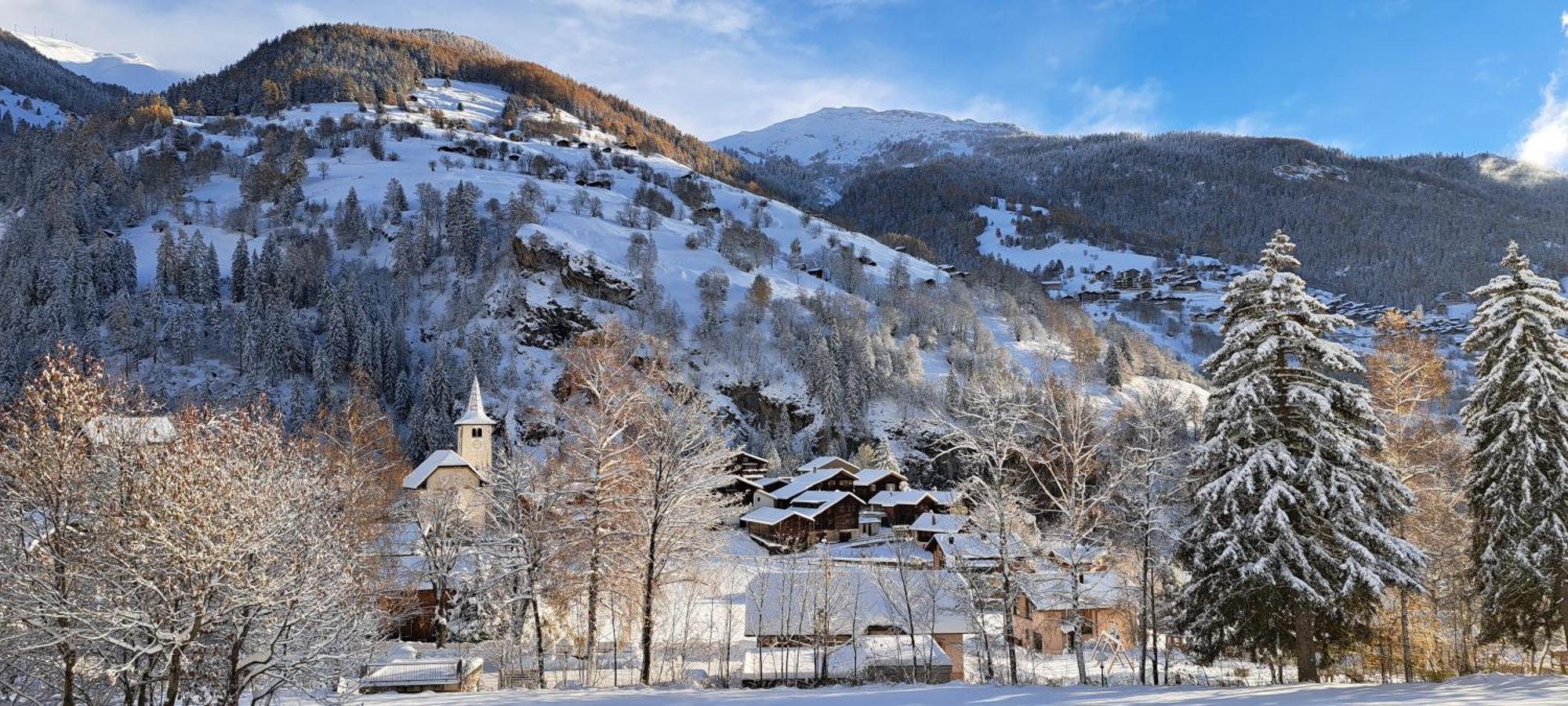 B&B Chalet Rustica Inden, Leukerbad Exterior photo